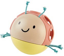 Hape sonaglio in legno Busy Bug Roll giocattolo per bambini piccoli