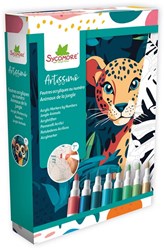 Sycomore dipingi con pennarelli acrilici - Gioco creativo Jungle 7+