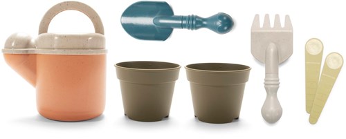 Dantoy Bio Set da giardinaggio giocattolo con annaffiatoio - 7 pezzi bioplastica