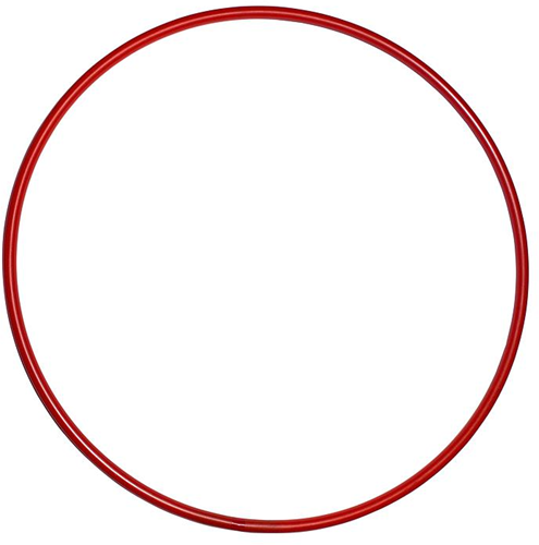 Pre-Sport hula hoop per bambini - rosso - 62cm - giocattolo in plastica