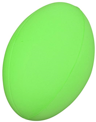 Pre-Sport pallone rugby schiuma verde - palla allenamento leggera misura 3