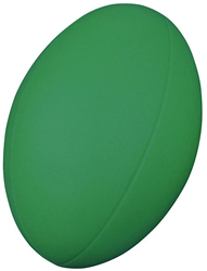 Pre-Sport pallone rugby schiuma verde - Pallone da Rugby in schiuma rivestita per bambini