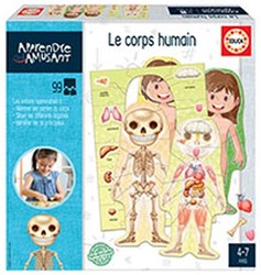 Educa gioco educativo corpo umano cartone bambini
