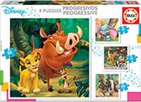 Educa puzzle animali Disney - giocattolo educativo in cartone
