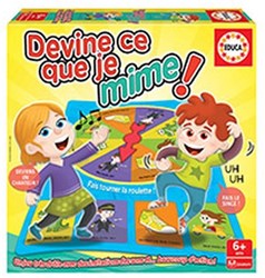 Educa gioco da tavolo gioco di mimo per bambini e divertimento in famiglia