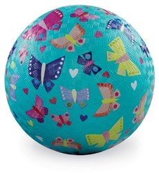 Crocodile Creek palla da gioco 18cm farfalle arcobaleno giocattolo colorato