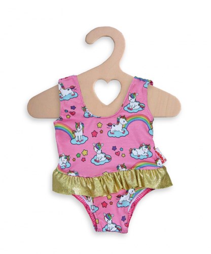 Heless costume da bagno per bambole unicorno - per bambole 35-45 cm