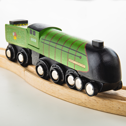 BigJigs treno in legno Eisenhower - replica trenino giocattolo