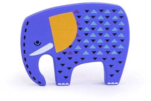 Bajo figura animale giocattolo - Animali in pericolo elefante cartone
