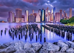 Enjoy Puzzle puzzle Cloudy Sky Manhattan New York 1000 pezzi adulti