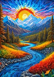 Enjoy Puzzle puzzle Sunrise Landscape - 1000 pezzi paesaggio rilassante