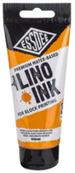 Essdee inchiostro lino arancione 100ml - inchiostro per stampa a blocchi artisti