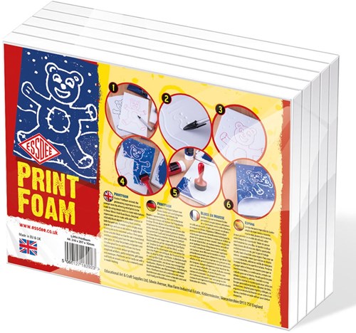 Essdee Printfoam A5 set giocattolo stampa a blocchi - 5 pezzi creativi