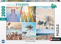 Nathan puzzle Evasion Collection - Beachfront - puzzle da 2000 pezzi-2