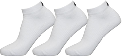 Exceptio calzini sportivi trainer bianchi 3 paia - traspiranti e comodi