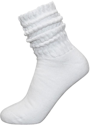 Exceptio calzini Slouch bianchi 4-8 cotone sostenibile comfort