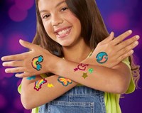 Set tatuaggi glitter glow in the dark per bambini - gioco creativo-3
