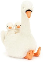 Jellycat Peluche Cigno Piumoso