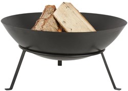 Esschert Design braciere con supporto metallo nero Ø50cm giardino