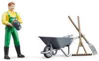 Bruder set figure fattoria accessori 4 pezzi-3