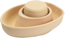 PlanToys Giocattoli in legno Barca trasformabile in gomma - Arancione pastello