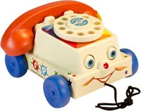 Telefono chiacchierone classico giocattolo retrò Fisher Price telefono per bambini-2