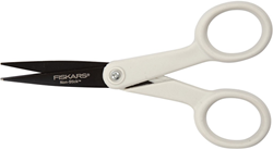 Fiskars Forbici Non-stick 12cm - Forbici universali per scuola e hobby creativi