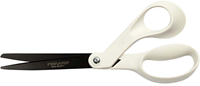 Fiskars forbici antiaderenti - Forbici da hobby destrorse 21 cm bianco