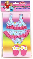 Heless bikini fenicottero per bambola con ciabattine - costume da bagno per bambole 28-35cm-3