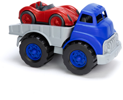 Green Toys camion giocattolo con auto da corsa - giocattolo sostenibile