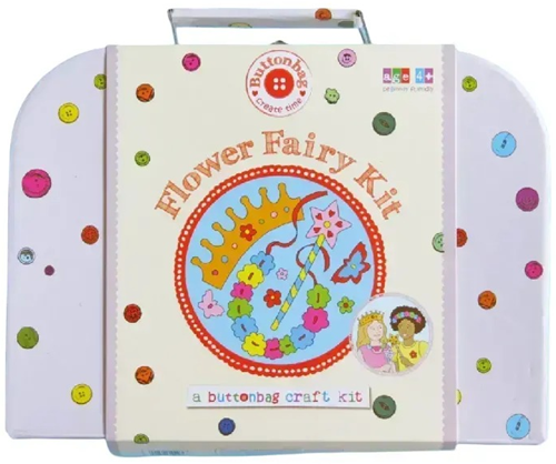 Buttonbag Flower Fairy kit creativo - Giocattolo creativo per bambini