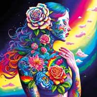 Magnolia puzzle Flower Goddess - puzzle 1023 pezzi multicolore