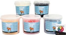 Foam Clay pasta modellabile set - 5 colori - confezione grande - gioco creativo
