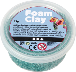 Foam Clay pasta modellabile verde scuro 35 grammi - argilla creativa
