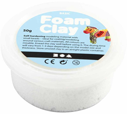 Foam Clay pasta modellabile bianca 35g - giocattolo creativo per bambini