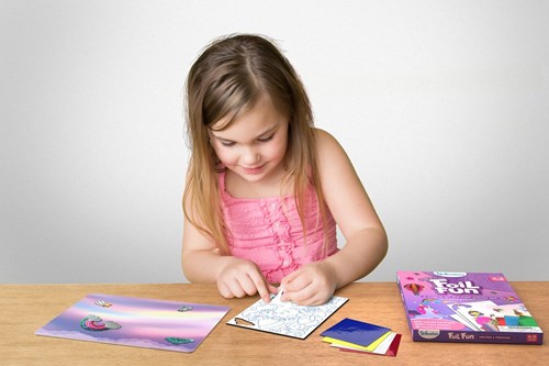 Foil Fun set creativo - Principesse e Unicorni - Giocattolo creativo per bambini-2