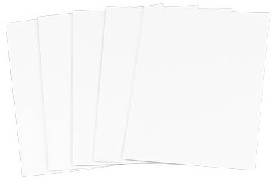 Folia cartoncino fotografico bianco - A4 300gr 50 fogli carta creativa