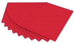 Folia carta da disegno rossa A4 - 130g - 100 fogli - carta creativa