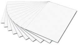 Folia carta da disegno bianca 50x70 cm 130 gr 10 fogli - carta creativa