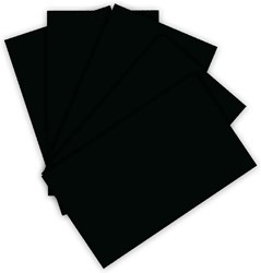 Folia cartoncino creativo A4 nero 220g 100 fogli carta hobby
