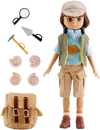 Lottie bambola cacciatrice di fossili - giocattolo educativo paleontologia