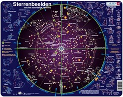 Larsen puzzle a incastro costellazioni educativo cartone 70 pezzi