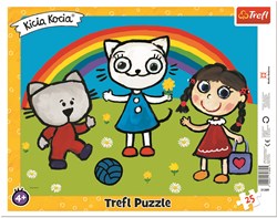 Trefl puzzle - Puzzle per bambini Kittykit - 25 pezzi - cartone colorato