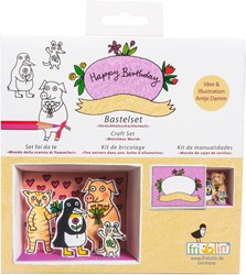 Fridolin scatola di fiammiferi set creativo giocattolo 6,6x2,8x5,2 cm