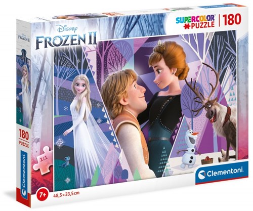 Clementoni puzzle Frozen 2 - 180 pezzi - puzzle bambini cartone-2