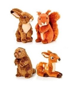 Bosdieren knuffels