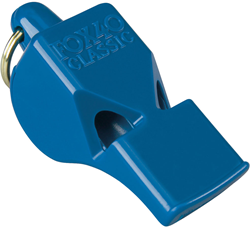 Fox 40 fischietto di sicurezza con cordino - Blu - accessorio sportivo