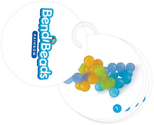 Guidecraft giocattolo BendiBeads arcobaleno - giocattolo educativo in cartone-3