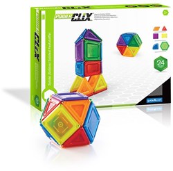 Guidecraft gioco di costruzione PowerClix Solid set 24 pezzi colorato