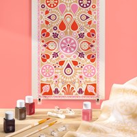 Djeco pittura su seta giocattolo creativo FSC MIX multicolore